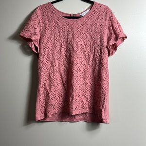 Pink Lace Top